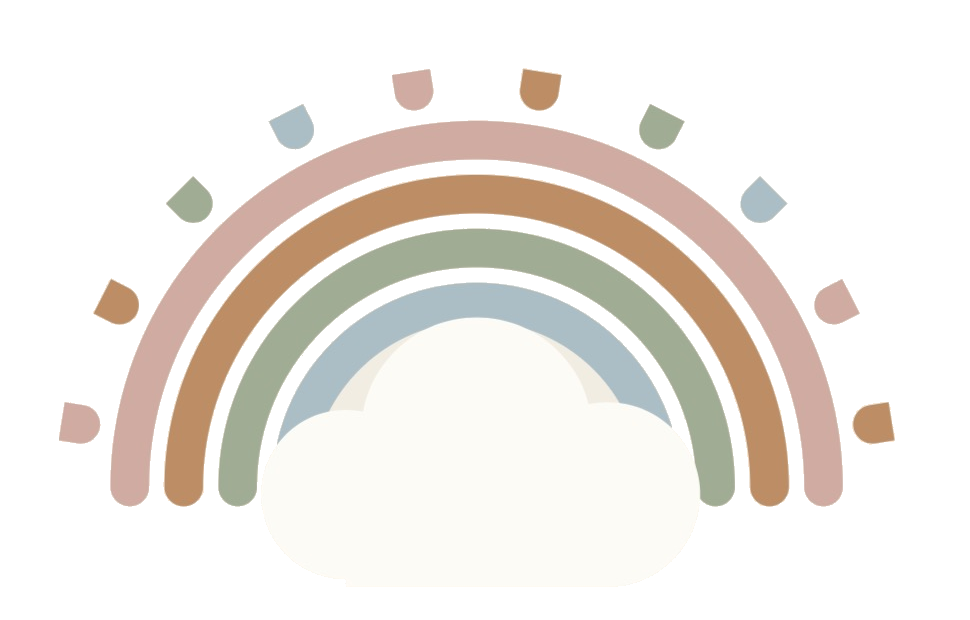 Ten Cups Co. rainbow rising from a cloud